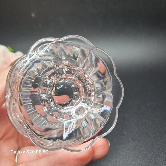 Partylite Lead Crystal Cottage Light Votive Candle Holder 4 Inch - Picture 3 of 7